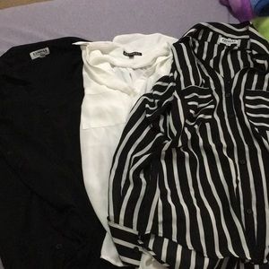 3 button down shirts